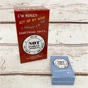 NOT PARENT APPROVED A Fun Card Game For Kids 8-12 and Expansion Pack